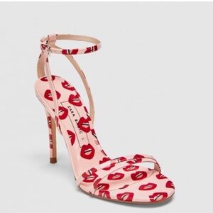 Zara Lip Print Stiletto Heel